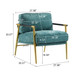 Modern Accent Chair With Plush Cushions, Cozy Seating