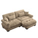 Super Comfort Oversized Modular Sectional Sofa With Movable Ottoman
