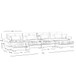 Super Comfort Oversized Modular Sectional Sofa With Movable Ottoman