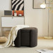 Cozy Boucle Storage Ottoman, Stylish Comfort With Hidden Storage
