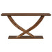 Console Table With Cross Leg Base And Reinforced Support Plate