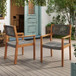 Outdoor Dining Patio Chairs (Set of 2)