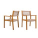 Outdoor Dining Patio Chairs (Set of 2)