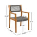Outdoor Dining Patio Chairs (Set of 2)