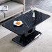 Modern Minimalist Pattern Sticker Rectangular Coffee Table With Elegant Design And Moderate Size