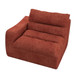 Modern Lazy Floor Sofa With Right Arm, Comfortable Beanbag Lounge