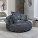 Lazy Sofa High Back Bean Bag Chair Couch With 3 Pillows