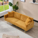 Luxury Corduroy Foldable Double Sofa Bed With Folding Armrests