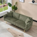 Luxury Corduroy Foldable Double Sofa Bed With Folding Armrests