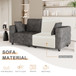 Roma - Modern 3 Seater Sofa Couch