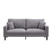 Modern Upholstered 2 Piece Sofa Set With 3 Seater And 2 Seater