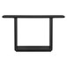 Console Table With Curved Corners And U Base Design