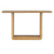 Console Table With Curved Corners And U Base Design
