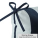 2 Piece High Back Patio Chair Cushion Set, Tufted Adirondack And Rocking Chair Cushions