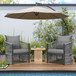 Modern Curved Aluminum Lounge Chair With Stylish Rope Weave Design And Cushioned Comfort For Outdoor