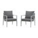 Modern Lounge Chair With Rope Accents And Cushions