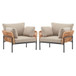 Rope Lounge Chair With Cushions For Modern Spaces