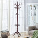 Multifunctional Coat And Hat Rack With Resin Stainless Steel Storage