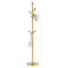 Modern Stainless Steel Spray Painted Hanger With Solid Wood Reinforcement