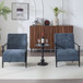 Modern Lounge Chair With Polyester Upholstery