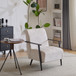 Modern Lounge Chair With Polyester Upholstery