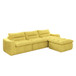 Modern L Shaped Modular Beanbag Sofa, Comfortable Lazy Style, Compression Sponge And Cloth