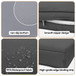 14 Pack Cushion Covers For 7 Piece Wicker Rattan Sectional Sofa