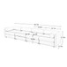 Stylish Chenille Sofa With Storage Seat And Cylindrical Backrest
