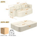 Convertible Floor Sofa Bed With Multi Functional Blanket