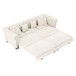 3 In 1 Pull Out Sofa Bed With Movable Ottoman