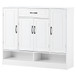 Sleek And Modern Shoe Cabinet With Adjustable Shelves, Space Saving Design