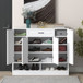 Sleek And Modern Shoe Cabinet With Adjustable Shelves, Space Saving Design