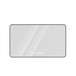 Modern Aluminum Frame Wall Mirror With Rounded Corners, Temperature Display, Tri Color Light, Defogging - Black