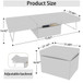Modern Convertible Sofa Bed 4 In 1 Folding Ottoman Sleeper With Adjustable Backrest