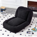 Contemporary Folding Sofa Chair With 5 Adjustable Positions For Gaming, Meditation, And Relaxation