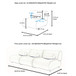 Contemporary Modular 3 Seat Sectional With Deep Seating, Soft Backrest