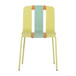 Modern Striped Blocking Single Chairs, Waterproof And Fade Resistant (Set of 4)
