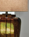 Bainmore - Amber - Glass Table Lamp