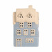 8" x 5" Homestead House Tealight Holder - Blue