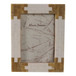 5" x 7" Tiled Resin Photo Frame - Ivory / Tan