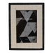 4" x 6" Etched Border Photo Frame - Ivory / Black