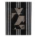 4" x 6" Ridged Stripes Photo Frame - Black / Ivory