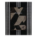 5" x 7" Ridged Stripes Photo Frame - Black / Ivory
