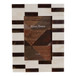 4" x 6" Small Stripe Photo Frame - Brown / Ivory