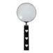 10" x 4 Hearts Handle Magnifying Glass - Black / White