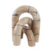 10" Gorda Crackle Travertine Arches (Set of 3) - Beige