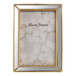 4" x 6" Resin Mirrored Beaded Border Photo Frame - Gold