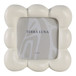4" x 4" Puffy Squiggle Photo Frame - Ivory