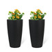 Tall Planters Set With Water Level Monitor And Auto Watering