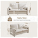 Modern Minimalist Down Filled Sofa